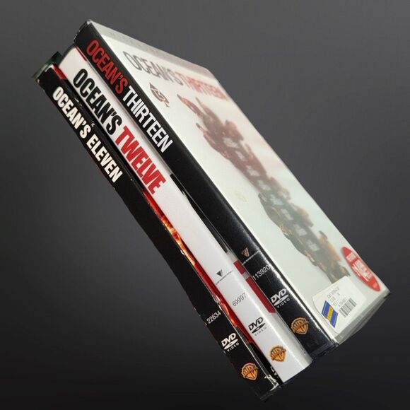 Ocean's Eleven Twelve Thirteen Movie Trilogy Brad Pitt George Clooney DVD - Picture 12 of 13